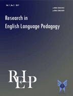 Research in English Language Pedagogy - Winter 2012 - Number 1