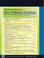 New Political Economy - January 2020 - Number 1