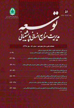 توسعه مدیریت منابع انسانی و پشتیبانی
