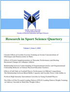 Researchers in Sport Science Quarterly - Winter 2011, Volume 2 - Number 1