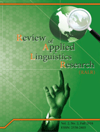 Review of Applied Linguistics Research - Summer 2015 - Number 1
