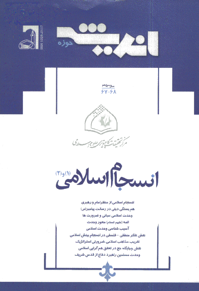 پژوهش های اجتماعی اسلامی - آذر تااسفند 1386 -  شماره 67 و 68