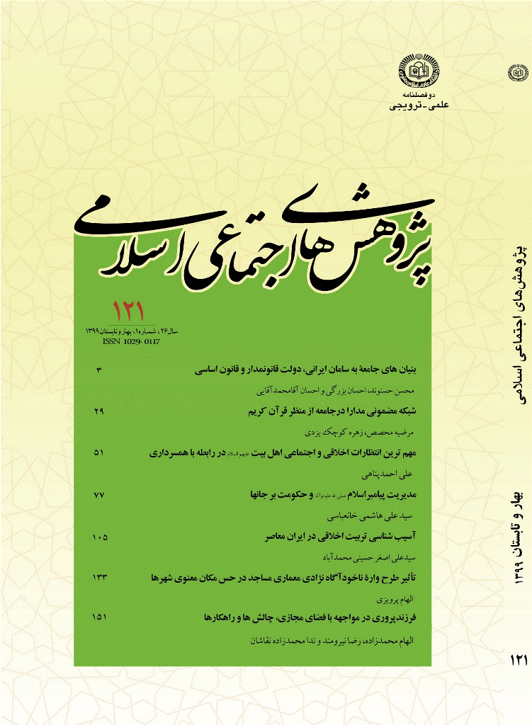 پژوهش های اجتماعی اسلامی - بهار و تابستان 1399 - شماره 121