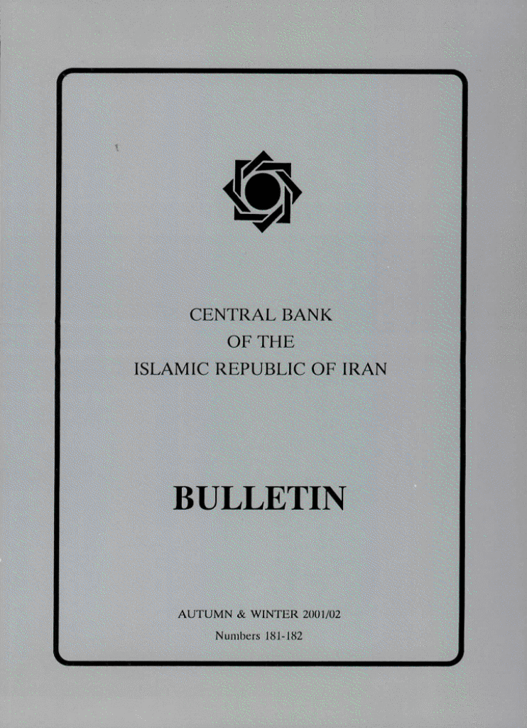 Central Bank - AUTUMN AND WINTER 2001 - Number 181-182