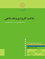 بلاغت کاربردی و نقد بلاغی - بهار و تابستان 1400 - شماره 11