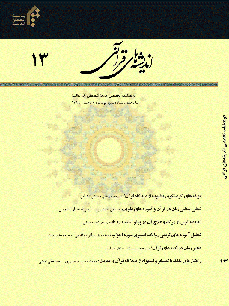 اندیشه های قرآنی - بهار و تابستان 1399 - شماره 13