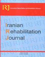 Iranian Rehabilitation Journal - March 2016, Volume 14 - Number 1