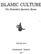 Islamic Culture - Vol XXIV, Jan 1950 - Number 1