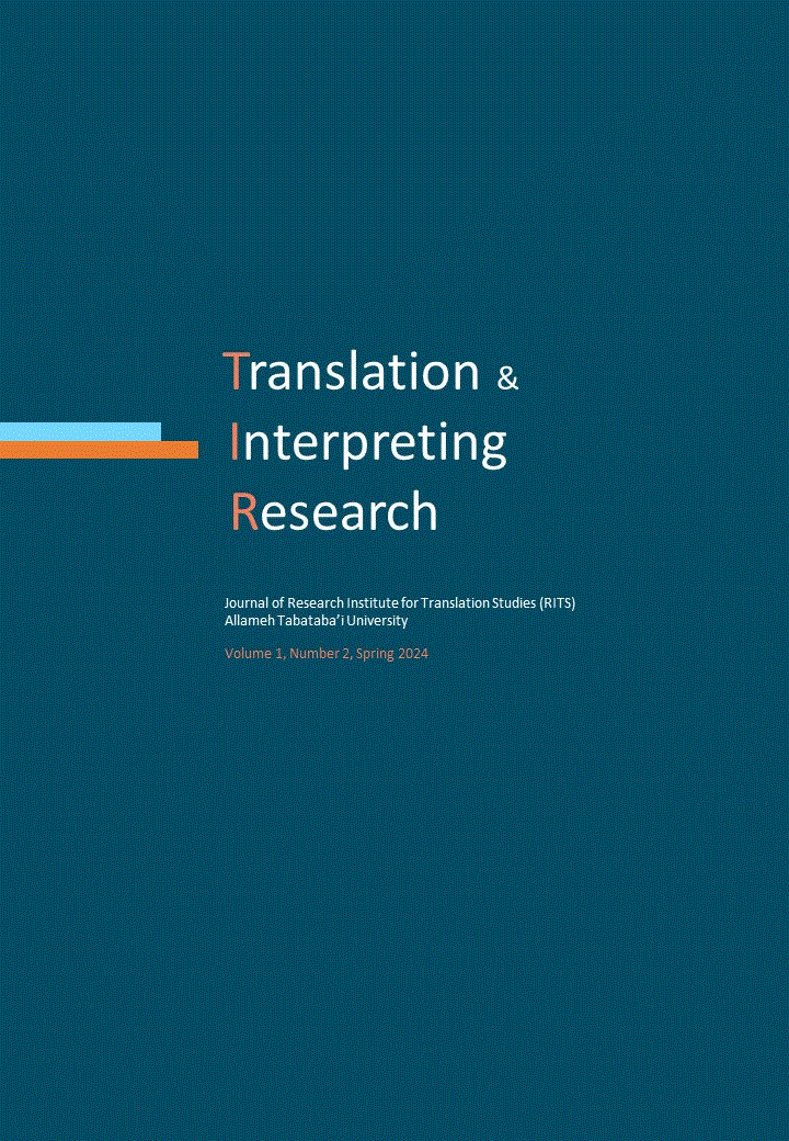 Translation and Interpreting Research - Winter 2024 - No.1