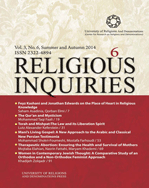 Religious Inquiries - Summer & Autumn 2016 , Volume 5 - Number 10