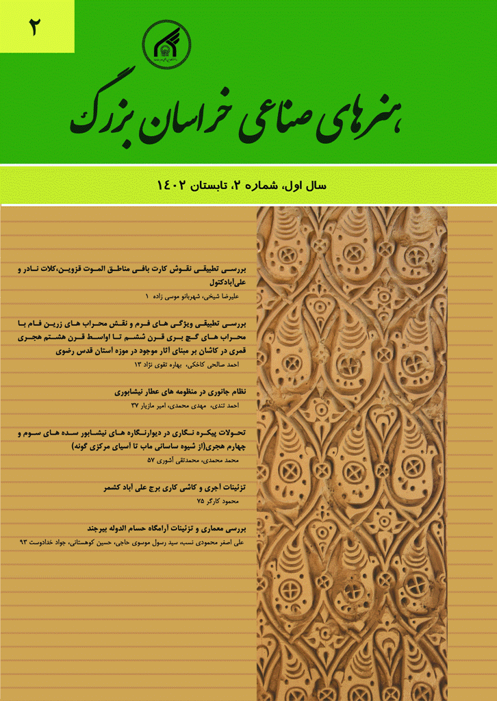 هنرهای صناعی خراسان بزرگ - تابستان 1400 - شماره 2