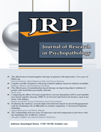 Research in Psychopathology - July 2020, Volume 1 - Number 1