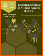راهبردهای آموزش در علوم پزشکی - پاییز  1387، دوره ی اول - شماره 1