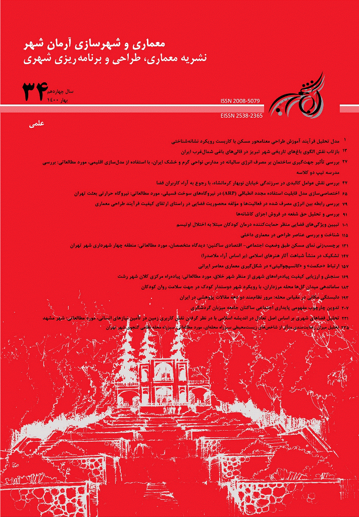 معماری و شهرسازی آرمانشهر - بهار 1400 - شماره 34